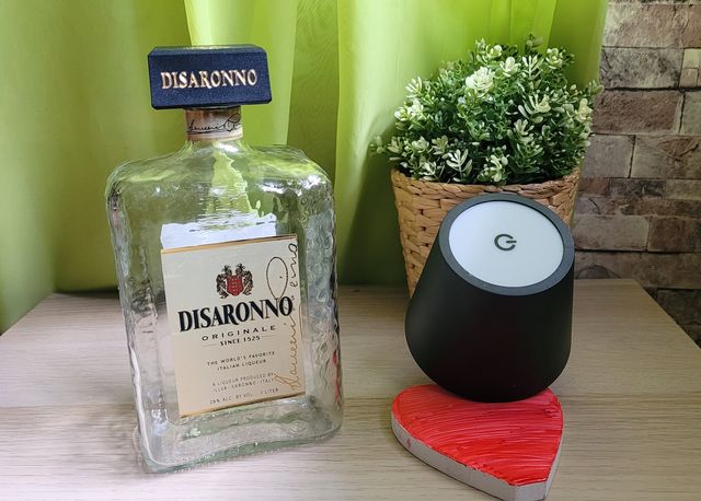 Lampada Disaronno bottiglia 3 toni