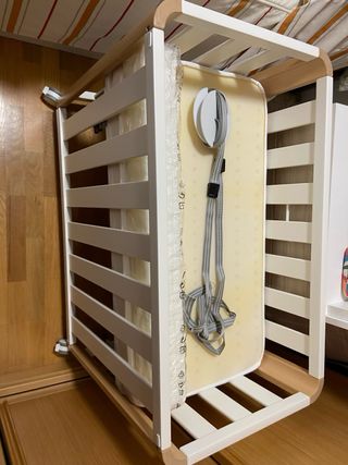 Minicuna colecho de madera