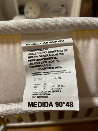 Minicuna colecho de madera