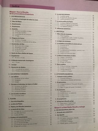 Historia de la Filosofía. 2º Bachillerato