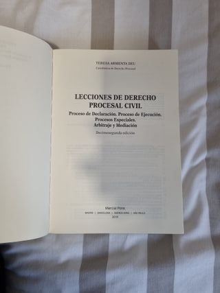 Lecciones de Derecho procesal civil: Proceso de...