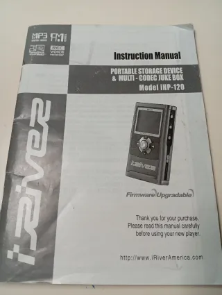 Reproductor MP3 iRiver IHP-120 Negro