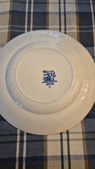 Platos Ingleses Willow Victoria Porcelain Fenton