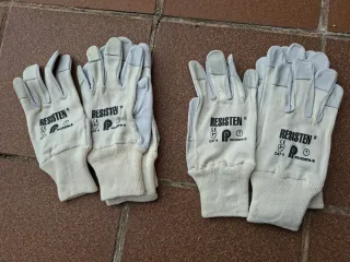 4 Pares Guantes Protección Talla 7