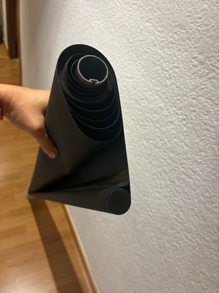 Estor enrollable PVC negro