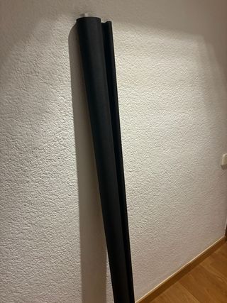 Estor enrollable PVC negro