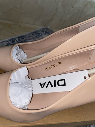 Décolleté Diva Beige Tg. 38 Nuove