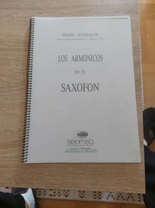 Libro Armoniche al sassofono - Pedro Iturralde