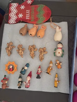 Lote adornos navideños