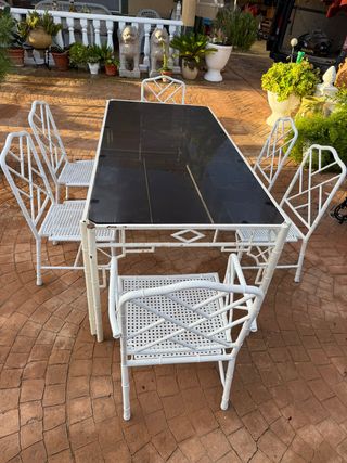 Conjunto de exterior chippendale,