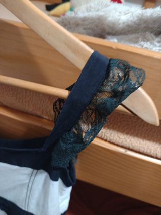 Vestido Pepe Jeans(marca blanca) blanco y negro