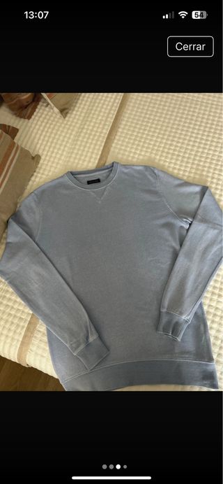 Jersey Massimo Dutti azul desgastado