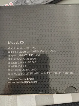 Mecool Hybridtv  K5 4K