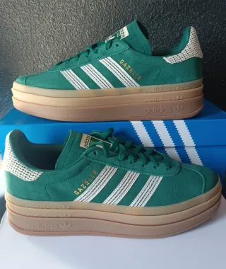 Zapatillas Adidas Gazelle Bold W Verde