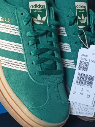 Zapatillas Adidas Gazelle Bold W Verde