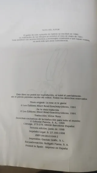 La Rosa y la Espada. Astérix