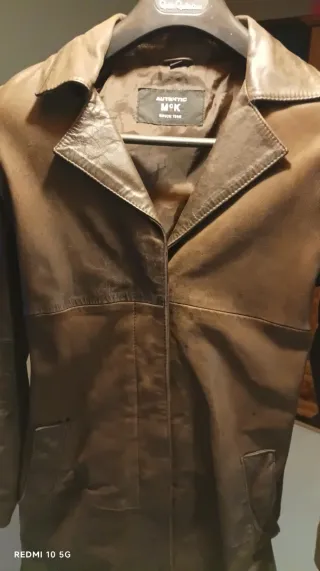 Gabardina Pele Castanha Tamanho M