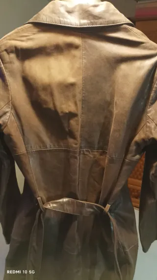 Gabardina Pele Castanha Tamanho M