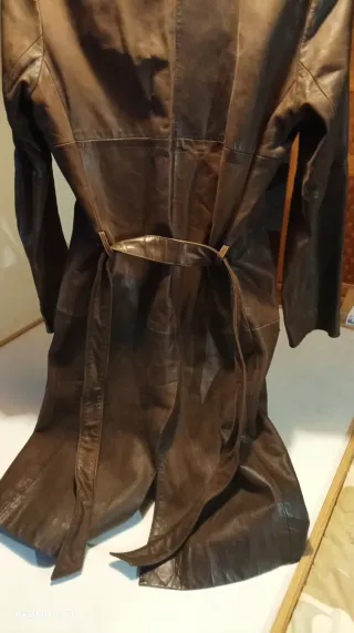 Gabardina Pele Castanha Tamanho M