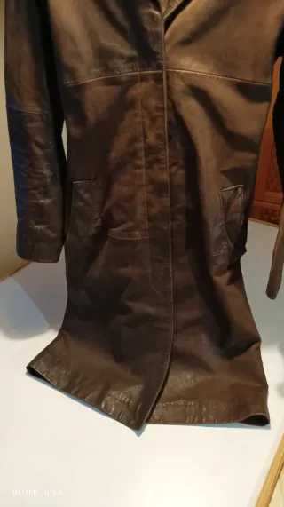 Gabardina Pele Castanha Tamanho M