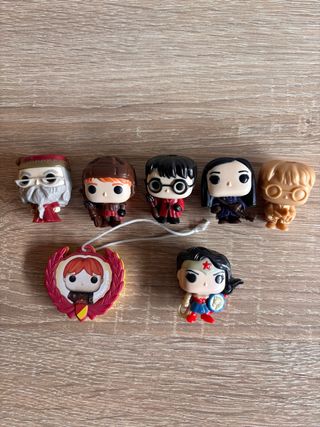 Figuras Funko kinder Harry Potter y Wonder woman
