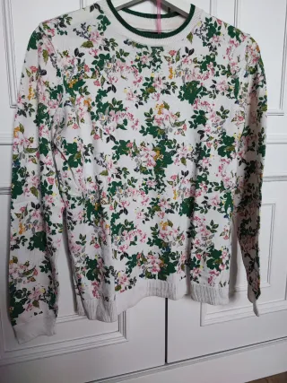 Jersey Cortefiel flores mujer Talla M