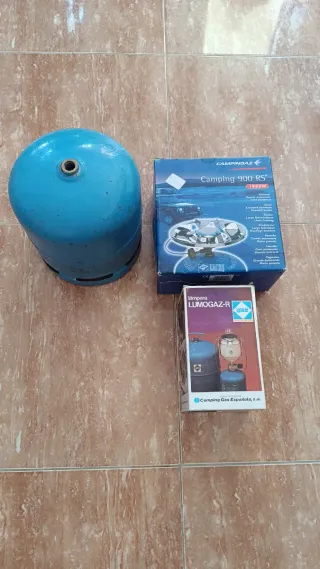 Set Campingaz: Cocina y Lámpara
