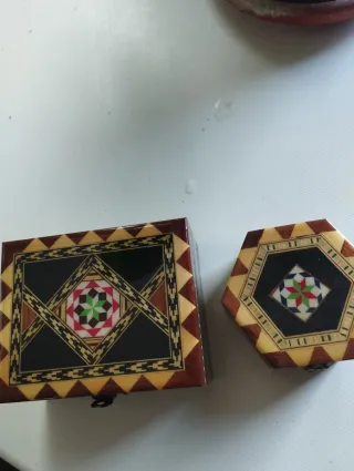 Cajas de madera decoradas