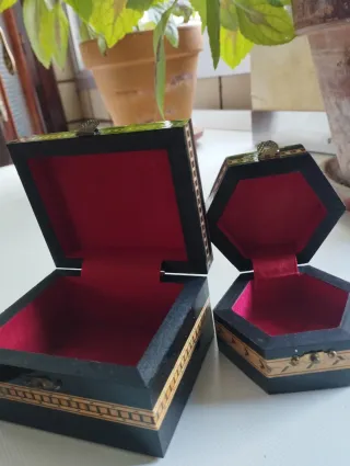 Cajas de madera decoradas