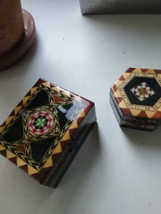 Cajas de madera decoradas