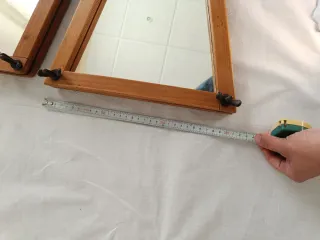 Dos espejos en tensores de raquetas vintage