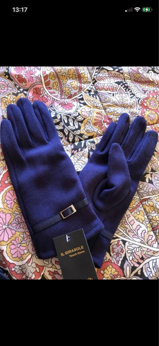 Guanti donna IL GIRASOLE blu