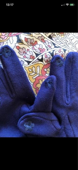 Guanti donna IL GIRASOLE blu