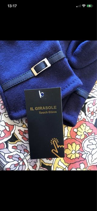 Guanti donna IL GIRASOLE blu