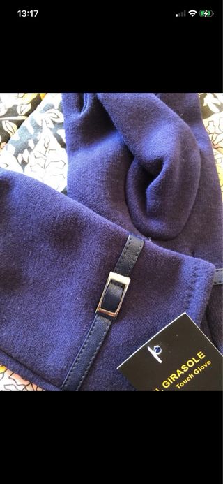 Guanti donna IL GIRASOLE blu