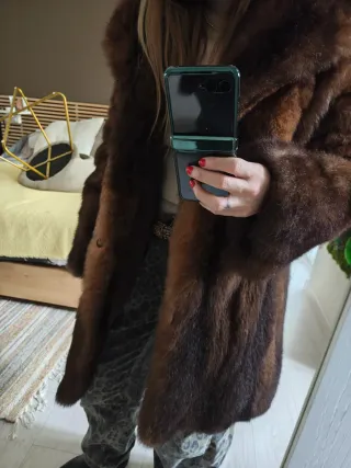 Pelliccia marrone di opossum