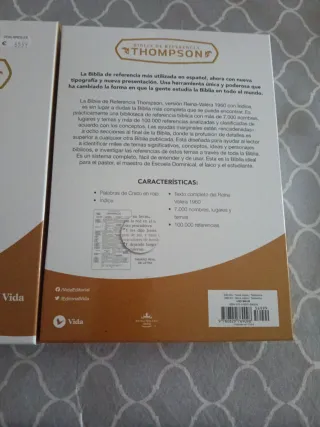 Biblia de referencia Thomson.