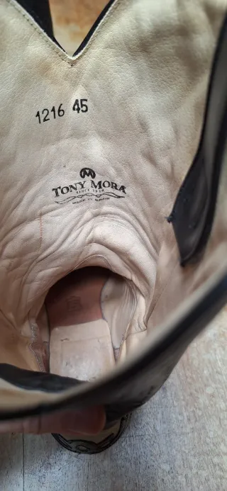 Botas Tejanas marca Tony Mora
