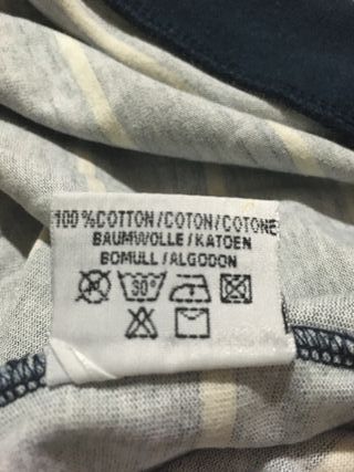 Felpa Scout unisex vintage righe blu/verdi