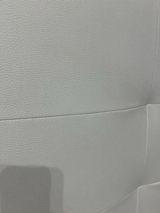 Cabecero polipiel blanco