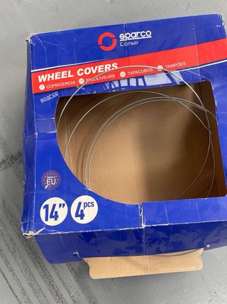 Tapacubos Sparco Negro 14 pulgadas