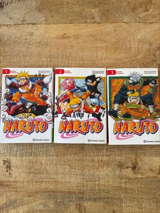 Naruto comics 1-3