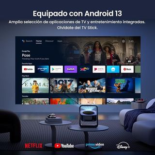 Proyector Portátil Eeenfy Negro/Gris