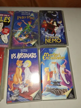 Lote 8 Películas Disney VHS