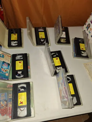 Lote 8 Películas Disney VHS
