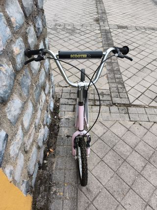 Bicicleta Patinete Rosa