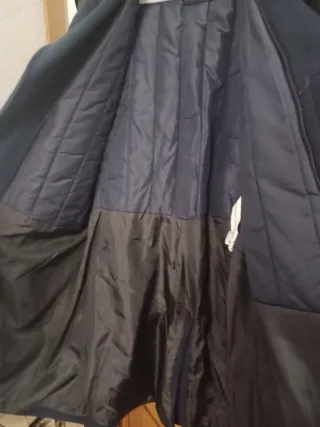 Chaquetón Zara Azul Hombre