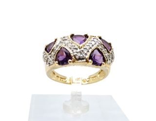 Anillo de Oro Bicolor 18Kt. 6 gr. de segunda mano