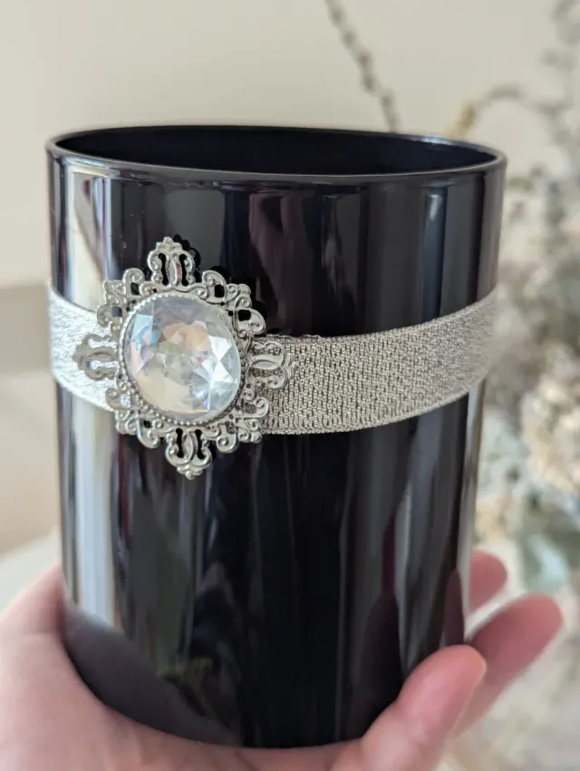 Set di 2 fioriere dorate + regali