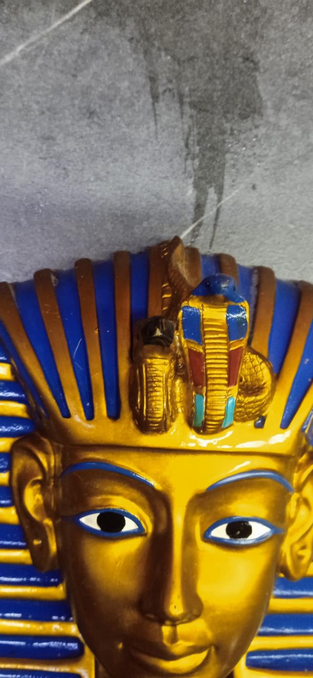 Sfinge da appendere oro e blu